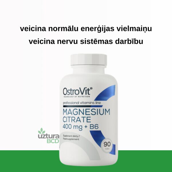 Magnija citrāts+ B6/ Magnesium Citrate +B6