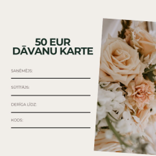 Dāvanu karte 50 euro