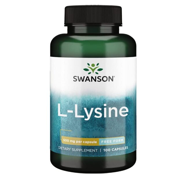 Lizīns/ L-Lysine 500 mg Swanson