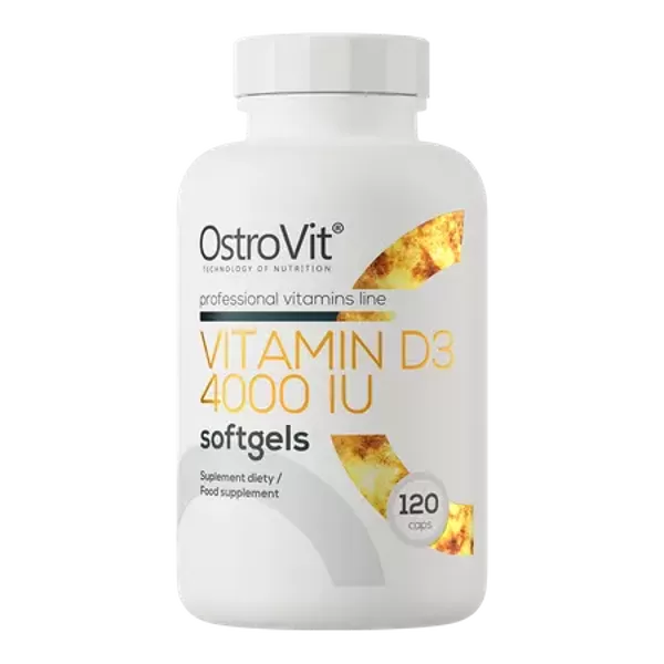 Vitamīns D3 4000 kapsulās Ostrovit