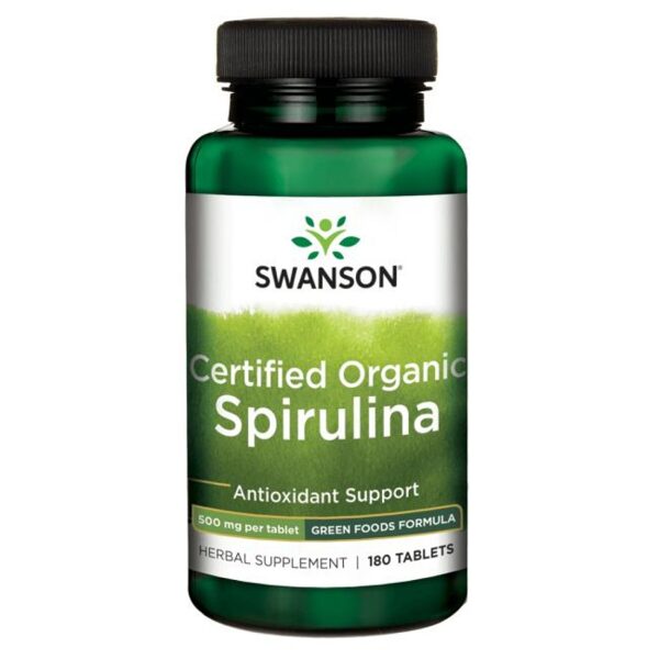 Spirulīna/ Spirulina 500 mg Swanson